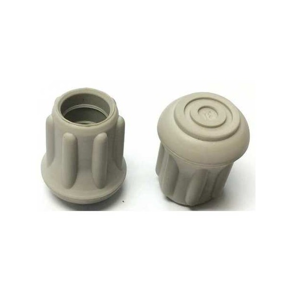 Protective Leg Tip, Slipon, Rd, 31/64", PK25