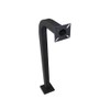 Aluminum Gooseneck Pedestal Keypad Stand Access Control Pedestal Mounts Gate