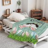 Abaysto Easter Throw Blanket Warm Plush Fleece Blanket Flannel Bed