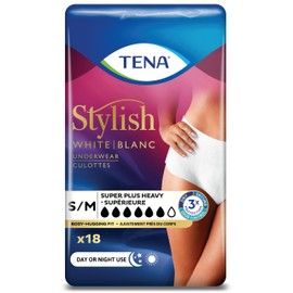 TENA :TENA Incontinence Underwear for Women, Super Plus Absorbency, Small/Medium, 18 Count