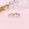 DAOCHONG Pair of Rings Set 925 Sterling Silver Matching Heart