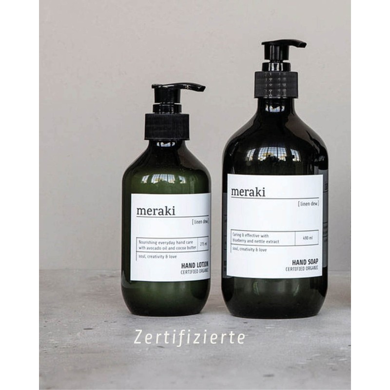 Meraki Linen Dew Hand Soap | Certified Organic Liquid Soap