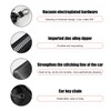 gunroil 1 PC Double Layer Car Keychain Box, Leather Car