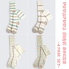 Box408 Women's Socks, Fluffy Room Socks, High Socks, Pastel Color,