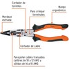 Truper expert PMU-8PX, Pinza multiuso 8 punta larga mango comfort