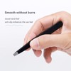 Derlaier Tweezers Set, High Precision Stainless Steel Eyebrow Tweezers for