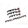 GMC 4PC Gloss Black Red Door Rear Tailgate AT4 Acadia