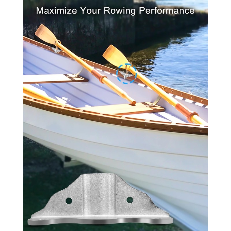 HZSIFU 2PCS Row Lock Oarlock Socket for 1/2” Shank Angle