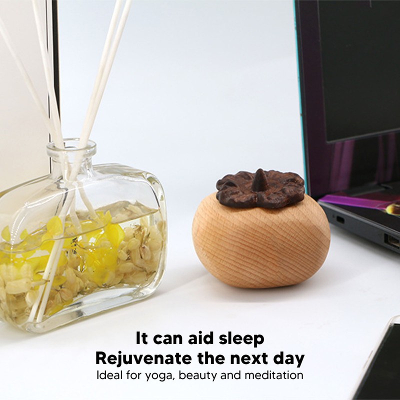Essential Oil Aroma Diffuser Beech Wood Portable Improve Sleep Diffusion