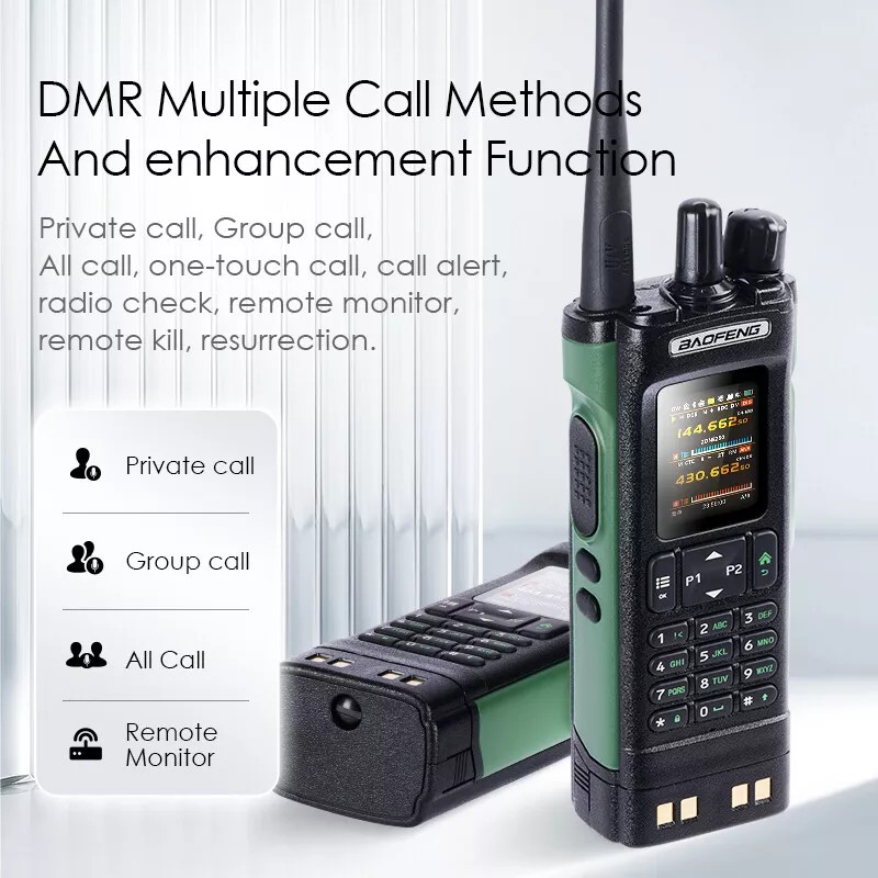 BAOFENG DM-32UV DMR Walkie Talkie Digital Simulation GPS/APRS Air Band