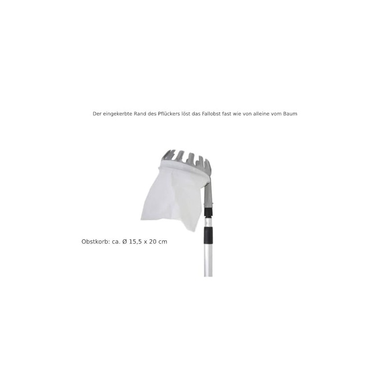 Gravidus Practical fruit feeder with telescopic rod, harvest aid