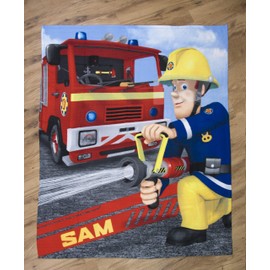Herding Feuerwehr Sam Fleece Blanket 130 x 160 cm Polyester Multi-Coloured