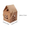 MAGICLULU 10pcs Christmas House Cardboard Treat Boxes House Shaped Paper