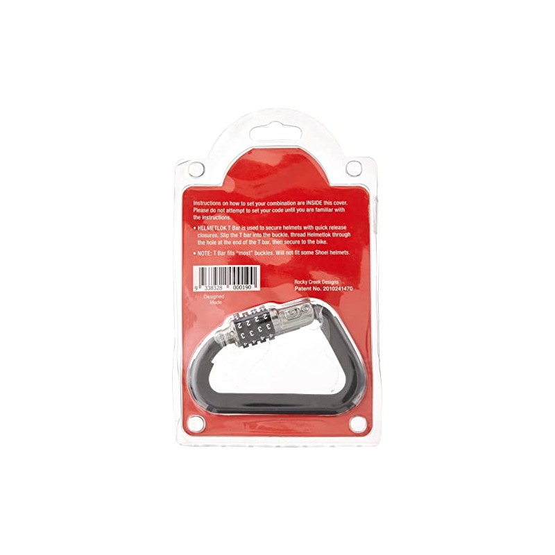 Helmetlok 4104 Carabiner Style Helmet Lock and Extension Black