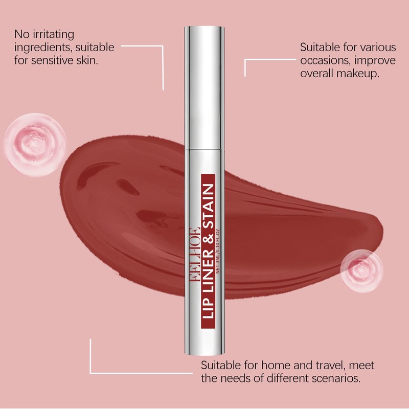 Peel Off Lip Stain Tattoo Set, 3 Colors Peel Off