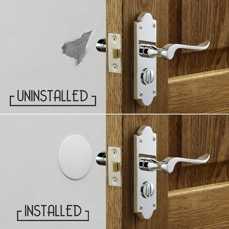 4 Pack Large Silicone Wall Door Stoppers – 3.15 Inch