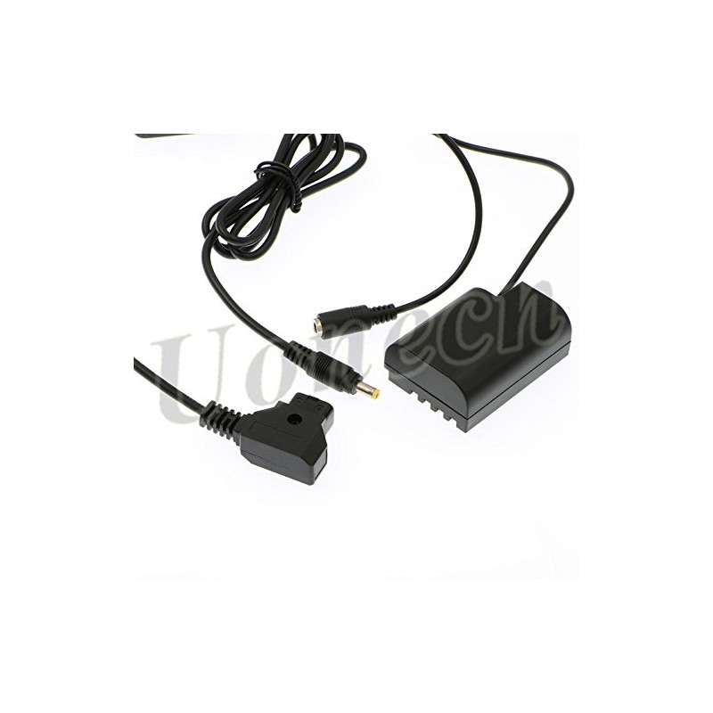 Dummy Battery DMW-DCC12 DC Coupler to Dtap Plug Power Cable