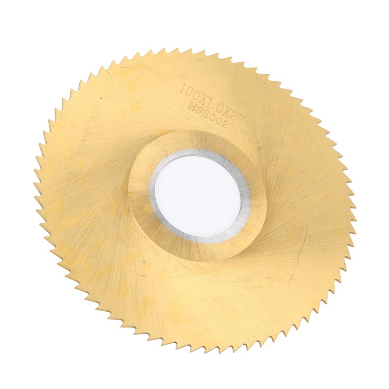 Circular Saw Blade 72 Teeth Ti Plated High Speed Steel