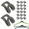 Hanger Extender - Pack of 20 Closet Space Savers for