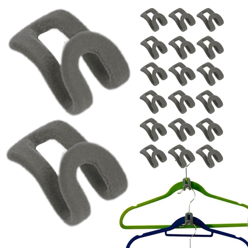 Hanger Extender - Pack of 20 Closet Space Savers for