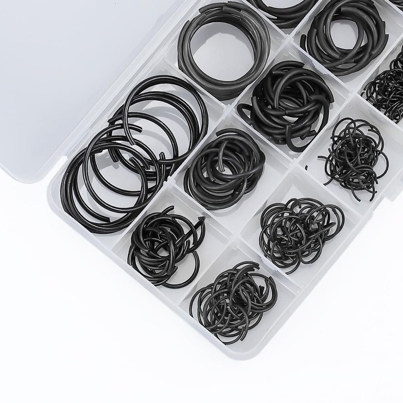 Glvaner Inner Snap Rings C-Clip 7mm to 30mm Stainless Steel