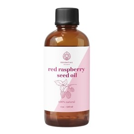 Essential Delights Red Raspberry Seed Oil Cold Pressed Carrier Oil | for Skin, Face, Body, Hair Revitalization | Vegan & Cruelty Free (4 Fl.Oz.)