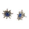 Alpenflüstern DOR033 Costume Stud Earrings Rhinestone Edelweiss Mini – Costume