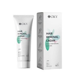 GKV-Hair Removal Cream Painless Body Hair Removal Gel Effectiv Depilatory Cream Hair Removal For Women and Men Painless Depilatory Cream Intimate Body Legs Arms Underarms Skin Friendly 4.06 Fl Oz