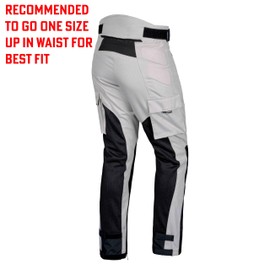Mesh Motorcycle Pants for Men-Motocross Pants-CE Motorcycle Pants Mens-Ideal Summer Motorcycle Pants-Motorcycle Riding Pants Gray