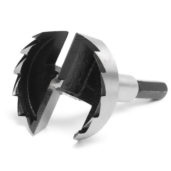 2-1/2 Inch Forstner Drill Bit, Saw Toothed Forstner Bit for