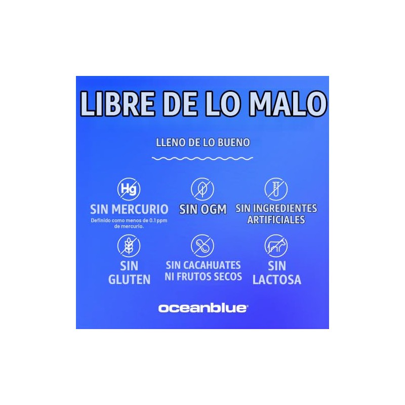 Ocean Blue Professional® | Suplemento Alimenticio de Omega‑3 | 2100