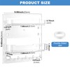 Bedside Shelf Wall Mount Organizer with Phone Cable Clips &