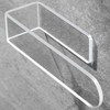 Self Adhesive Hand Towel Holder U Shaped Space Saving Acrylic