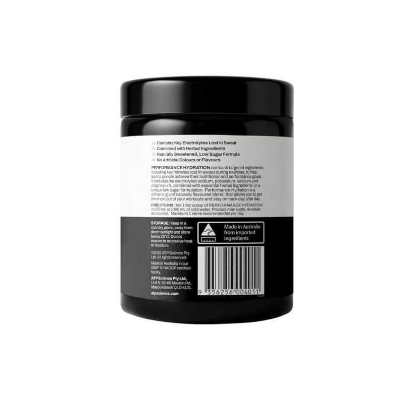 ATP Science Performance Hydration Electrolyte Mix 30 Serves Lemon Lime