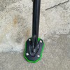 LEDISHUN Motorcycle Kickstand Pad Side Stand Foot Extension Enlarger Plate