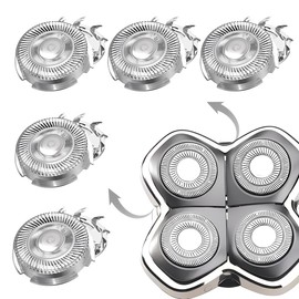 Koprek 5 Pcs Replacement Shaver Compatible With Pitbull Skull, Pitbull Skull Shaver Replacement Blades, Compatible With Skull Shaver, Compatible With Pitbull Gold Pro Platinum Pro Shaver