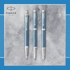 Parker IM Ballpoint Pen | Premium Blue Grey with Chrome