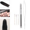Hair Extension Threader Aluminum Handle Pulling Loop Needle Micro Beads