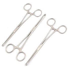 PRECISE CANADA: SET OF 3 ALLIS TISSUE FORCEPS 7.5" 5X6 TEETH STAINLESS STEEL