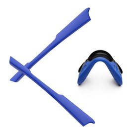 Alphax Blue Replacement Nosepieces & Earsocks Rubber Kits for Oakley M2 Frame OO9212 / M2 Frame XL OO9343