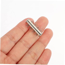 NUOBESTY 4pcs Magnetic Necklace Connectors for Layering Clasp and for Jewelry Making for Multi-Strand Necklaces and Bracelets