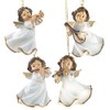 Logbuch-Verlag 4 Angels for Hanging Christmas Tree Decoration 7.5 cm