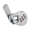 QANYEGN 3 Digit Combination Cam Lock, Silver Cabinet Security Password
