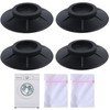 AYNKH Set of 4 non-slip washing machine mat, vibration damper,