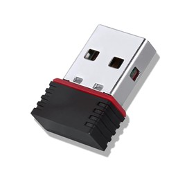 VGE USB WLAN Stick 150 Mbps High Speed, WLAN Adapter for PC/Laptop/Smart TV, Dual Mode (Receiver/AP), WPA2 Security, Plug & Play, Compatible with Windows 11/10/8/7/XP, Mac, Linux