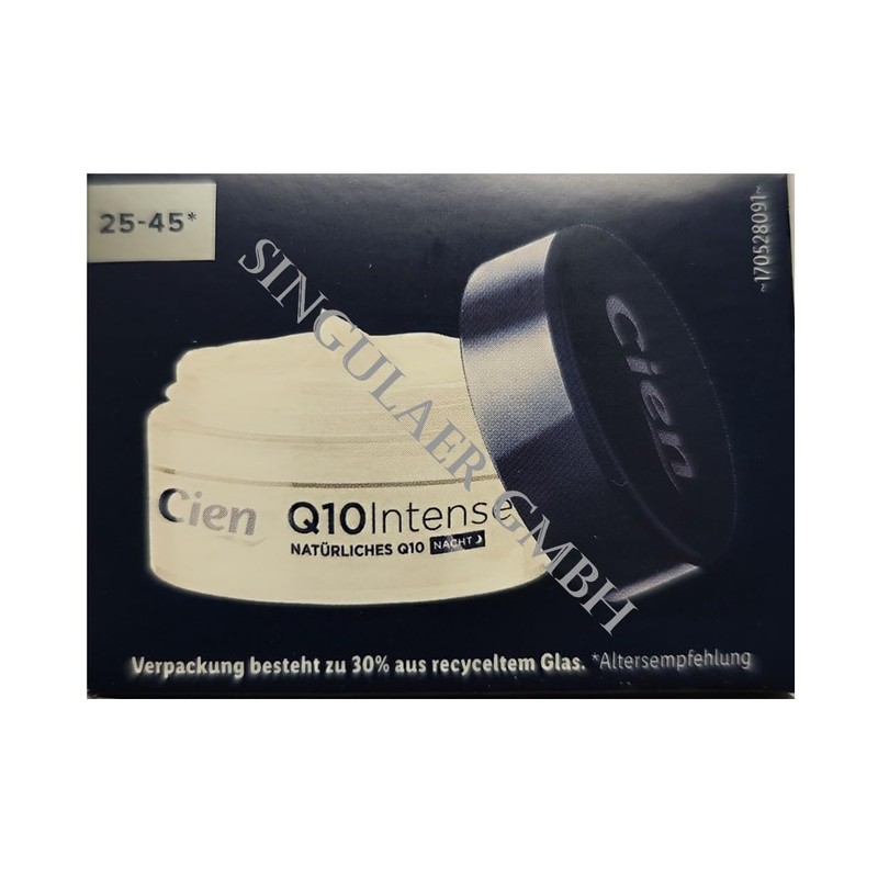 CIEN Q10 Intense Night Cream for Normal Skin 1 x