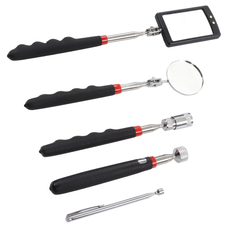 5 Pcs Magnetic Pickup Tool Set 10lb 8lb 1.5lb Pick