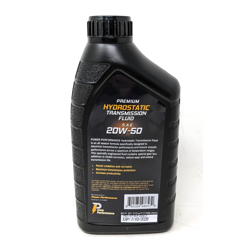 Power Performance 33006 SAE 20W-50 Hydrostatic Transmission Fluid