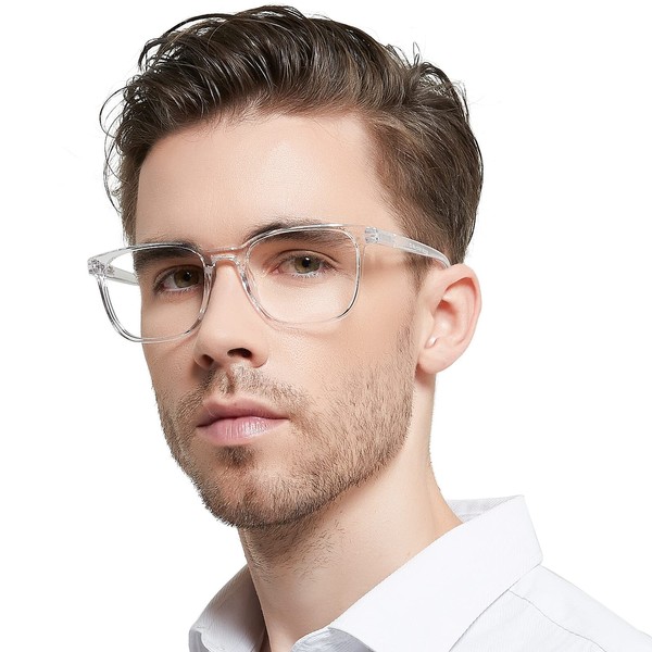 OCCI CHIARI Big Square Reading Glasses 1.5 Men lightwight Readers