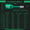 Mgtgbao Diamond Core Drill Bit, 1Pcs 3/16" (5mm) with 5/8-11
